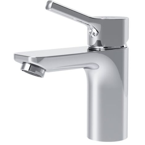 AM.PM Mitiguer Lavabo Robinet Salle Bain Chrome Robinet de Lavabo pour Salle de Bain Mélangeur Lavabo en Laiton