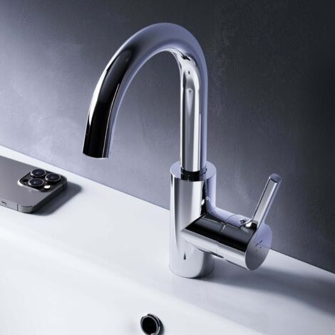 AM.PM Wasserhahn Bad Chrom Waschtischarmatur Bad Armatur Mischbatterie Waschbeckenarmatur Einhebelmischer Badezimmer