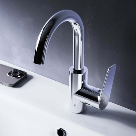 AM.PM Wasserhahn Bad Chrom Waschtischarmatur Bad Armatur Mischbatterie Waschbeckenarmatur Einhebelmischer Badezimmer