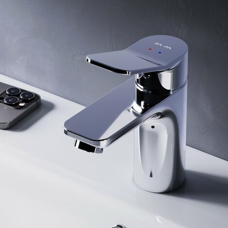 AM.PM Wasserhahn Bad Chrom Waschtischarmatur Bad Armatur Mischbatterie Waschbeckenarmatur Einhebelmischer Badezimmer