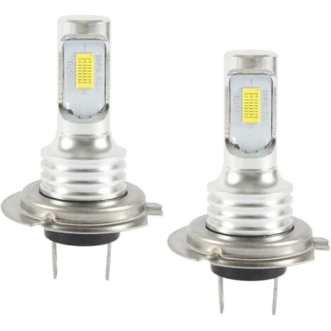 Ampolla LED H7 4 000 lm 35 W, repuesto para lámparas halogènes et xénon, ampolla de coche ultraluminosa 6 000 K - 4 piezas