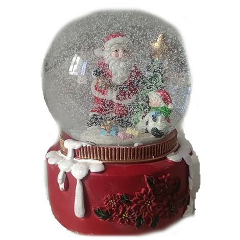 Paniate - Palla di Neve Carillon con Babbo Natale