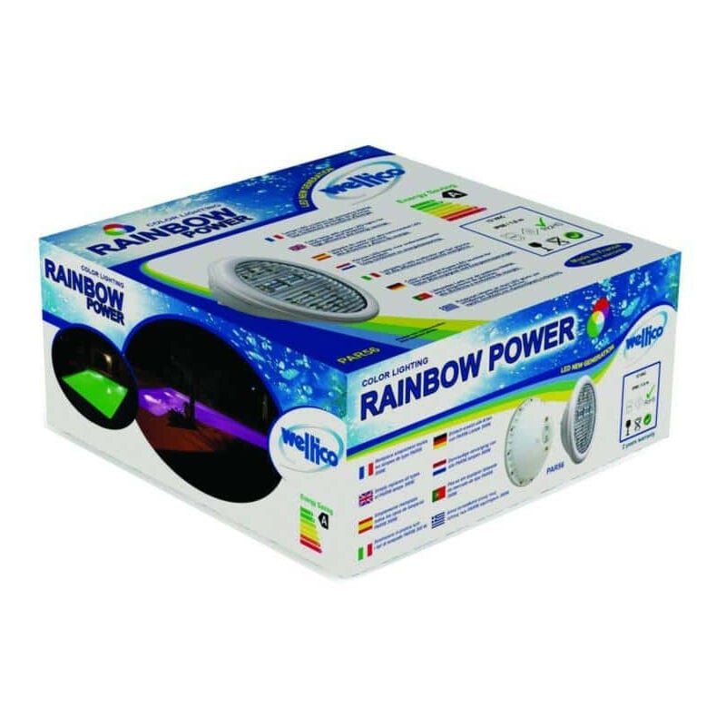 Weltico - Ampoule par 56 led couleurs (ex-Rainbow Power) Design pour piscine