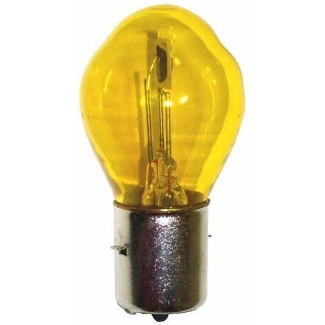 Ampoule 12V 35W BA20S jaune voiture moto tracteur lumière éclairage universel