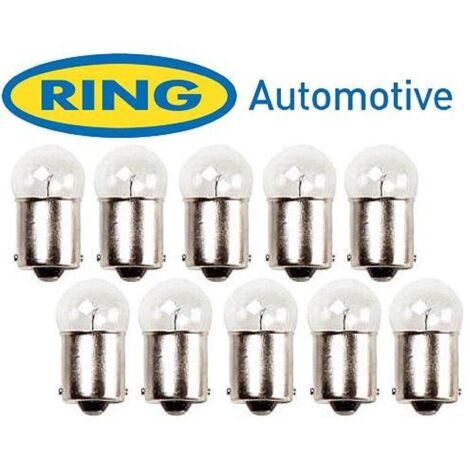 AMPOULE 12V R10W BA15S (BOITE DE 10) RING