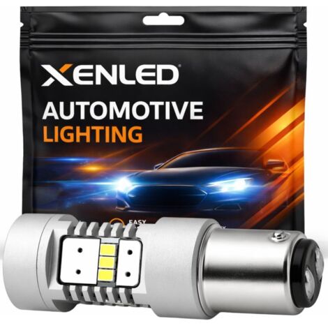 Ampoule 14 LED XENLED - P21/5W Blanc 1157 T25 - 1200Lms - Double intensité