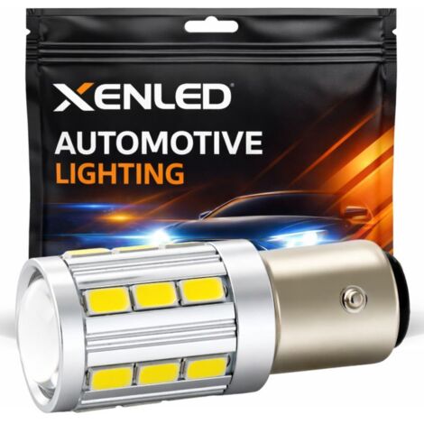Ampoule 21 LED SG - P21/5W - Blanc - BAY15D 5500K - Double intensité