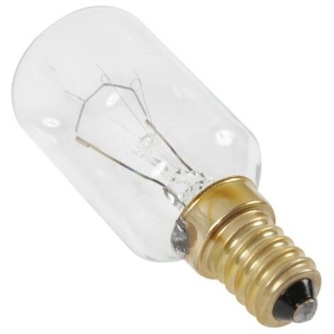 Ampoule 300° 40W 230-240V T29 (484000008841, C00385586) Four micro-ondes SAUTER, WHIRLPOOL, JUNO, BEKO, BAUKNECHT, ARTHUR MARTIN ELECTROLUX, AEG, BRANDT, ARTHUR MARTIN, FAURE, SCHOLTES, IKEA WHIRLPOOL