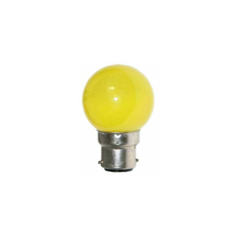 Ampoule 4 Led SMD - 0,62W - Jaune - B22 - 65682-1PC - Festilight