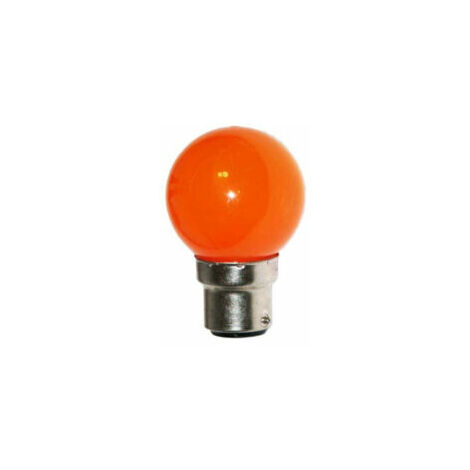 Ampoule 4 Led SMD - 0,62W - Orange - B22 - 65682-5PC - Festilight