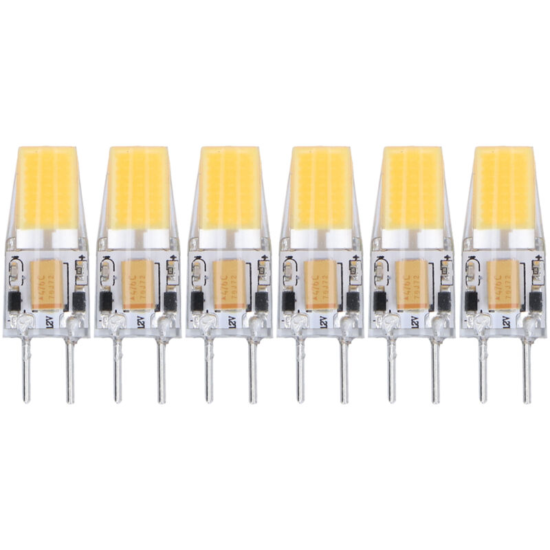 Ampoule GY6.35 5W ac DC12V cob, ampoule de plafond en Silicone à économie d'énergie pour salon, 6 pièces - Eosnow