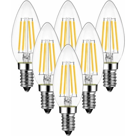 C51 - Ampoule LED C35 dorée