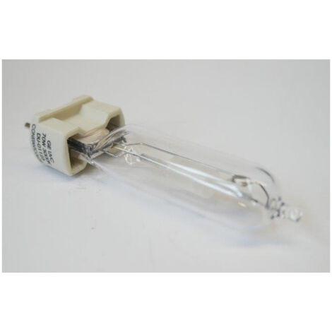 Ampoule à decharge iodure metallique 70W ceramique clair culot G12 3000K Ø 18x90mm DURA LAMP