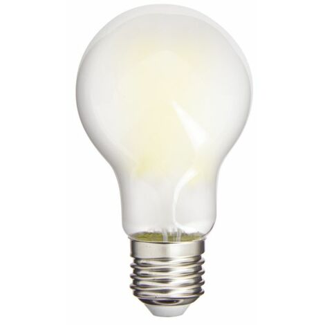 Ampoule à filament LED A60 Opaque, culot E27, 7,2W (eq. 100W), 1521 lumens, Blanc chaud, Classe A