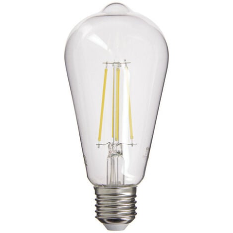 XANLITE - Ampoule à filament LED Edison, culot E27, 8W cons. (75W eq.), lumière blanc chaud - RFE1055ST