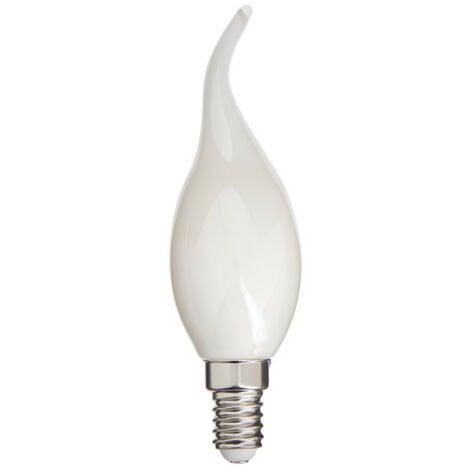 Ampoule à filament LED flamme coup de vent, culot E14, 4W cons. (40W eq.), lumière blanche chaud