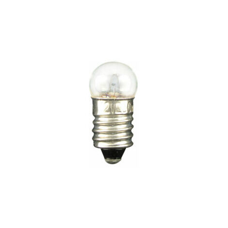Ampoule à incandescence E10 114885 – 12V 3W – Culot E10 – Durée de vie 200h – Pour tableaux de bord et équipements industriels – Orbitec - 250MA