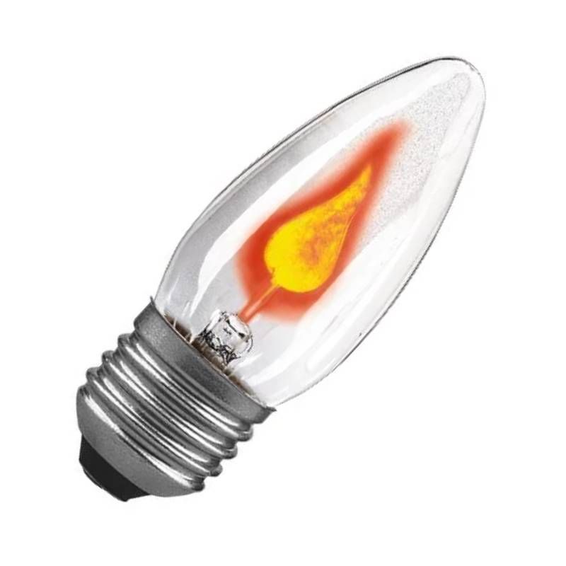 Paulmann - Ampoule incandescente flamme scintillante - E14 - 3W - h 95mm - Dimmable