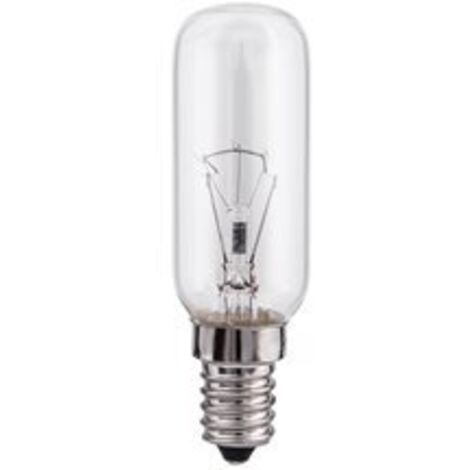Ampoule à incandescence tubulaire transparente 25w e14