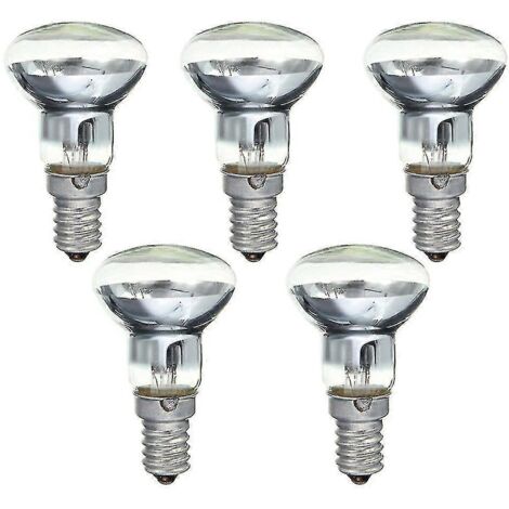 Ampoule à lave de remplacement 2024 E14 R39 30 W à visser, réflecteur transparent, spot lumineux, type lave incandescente