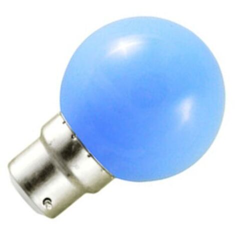 ampoule à led b22 0.8w 230 volts bleu