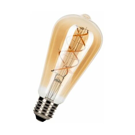 ampoule à led - bailey spiraled basic - culot e27 - 5w - dimmable - st64 - bailey 144336