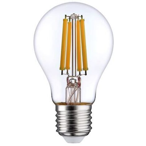 ampoule à led - culot e27 - 11w - 2700k - a60 - claire - aric 20044