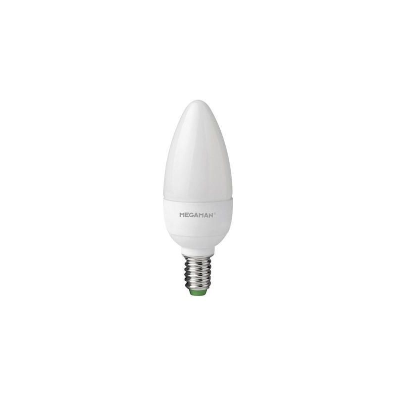 Ampoule à led en forme de bougie E14 3,5W = 25W Megaman MM21042
