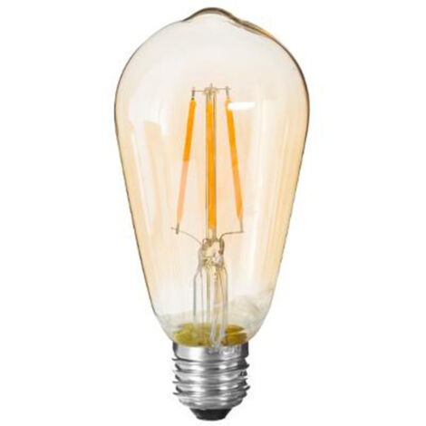 Ampoule à Led "Larme" 14cm Ambre