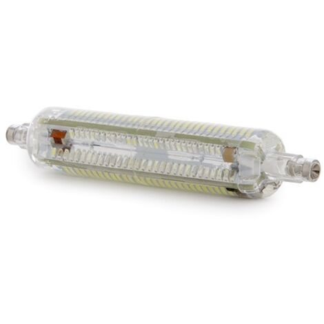 Ampoule À LED R7S Silicone 120Mm 360º SMD3014 10W 1000Lm 50.000H | Blanc chaud (CA-R7S-360-10W-118-CW)