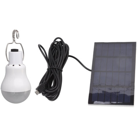 Ampoule à LED solaire portable rechargeable pour la tente de camping de pêche à la randonnée extérieure