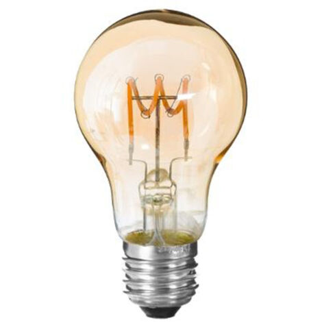 Ampoule À Led "Torsade" 10cm Ambre