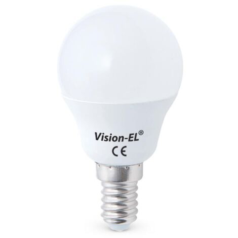 ampoule à led - vision-el - e14 - 4w - 6000k - p45 - 230 volts