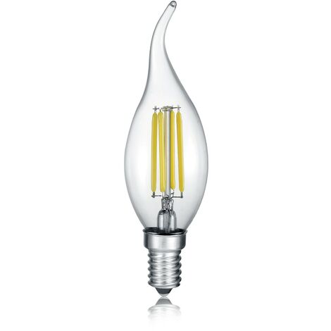 Ampoule, Ampoule LED E14 Déco filament bougie 4W  en Verre, TRIO