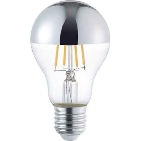 Ampoule, Ampoule led E27 opaque chrome  en Verre, TRIO
