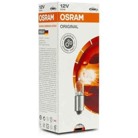 Ampoule BA9s 12V 20W MIMIWATT Halogène Osram pour moto 64115 Neuf