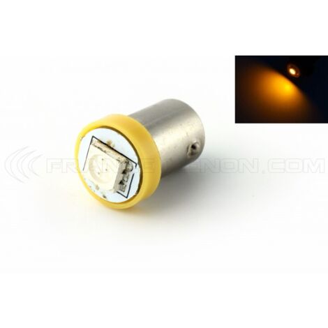 Ampoule Baïonnette BA9S 44 47 6,3V 1SMD ORANGE