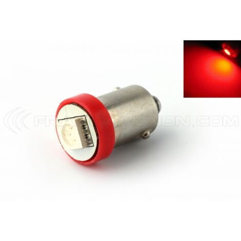 Ampoule Baïonnette BA9S 44 47 6,3V 1SMD ROUGE