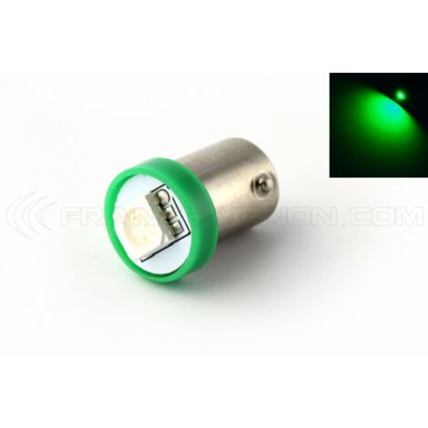 Ampoule Baïonnette BA9S 44 47 6,3V 1SMD Vert