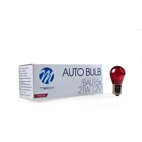 Ampoule Bau15s 21w 12v Rouge BOITE De 10