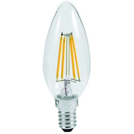 Ampoule bougie à filament Poliplast 5W 3000K attaque E14 500724W