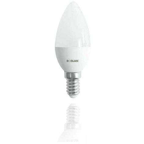 Ampoule bougie LED E14 Roblan  3000K - 6W
