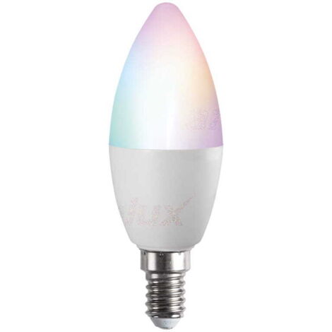 Ampoule bougie LED Smart RGB E14 4,9W Kanlux 33644