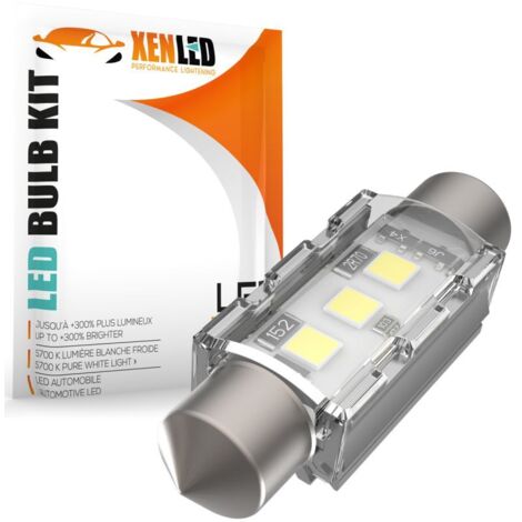 AMPOULE C10W 3-LED Super Lumens 350Lms - CANBUS - XENLED - GOLDEN - 12Vdc - 42mm