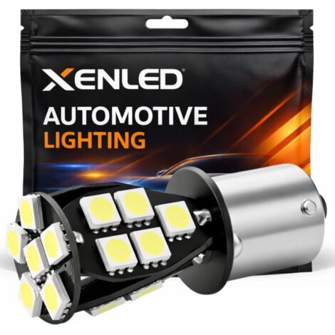 Ampoule CANBUS 18 LED SMD - BA15S / P21W / 1156 / T25 - Blanc - 12V