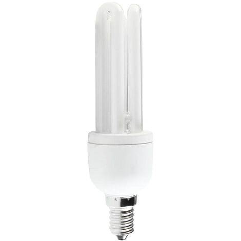 Ampoule CFL à économie d'énergie Mini 3U E14 15W 825lm 2700K 7hSevenOn - 0