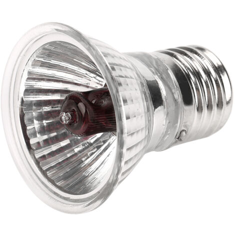 Ampoule Chauffante Infrarouge 25W pour Reptiles, Lampe UVA UVB pour Serpents et Animaux Exotiques