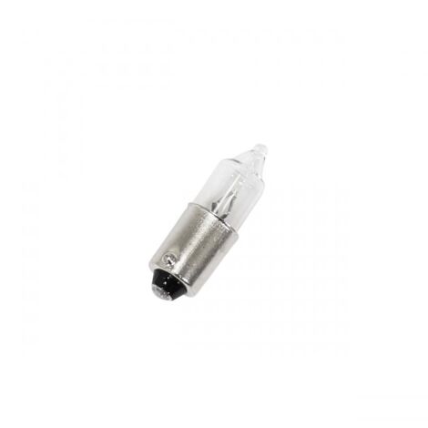 Ampoule clignotant courte blanche BAU9s 12V 21W plot décalés pour