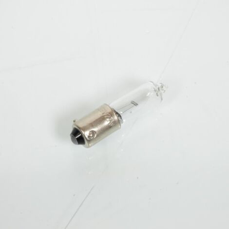 Ampoule clignotant longue blanche BAU9s 12V 21W plot décalés pour