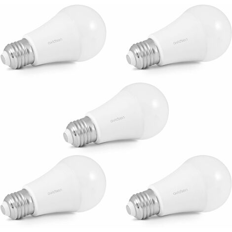 Ampoule connectée intérieure à vis E27, 60 watts Home Light - Avidsen - 127007 - Lot de 5